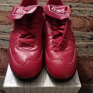 Ringor Softball Spikes/Shoes Brand New W-Box Red/White Men's Sz 12.5